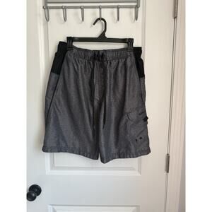 Speedo Men's Gray Marina Sport Vapor Swim Trunks Size L